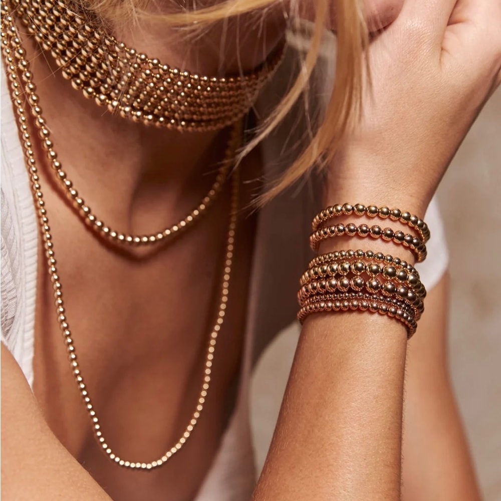 NWT Alexa Leigh gold 4mm bracelet